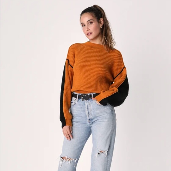 Lulu's Color Block Sweater - Picture 4 of 4